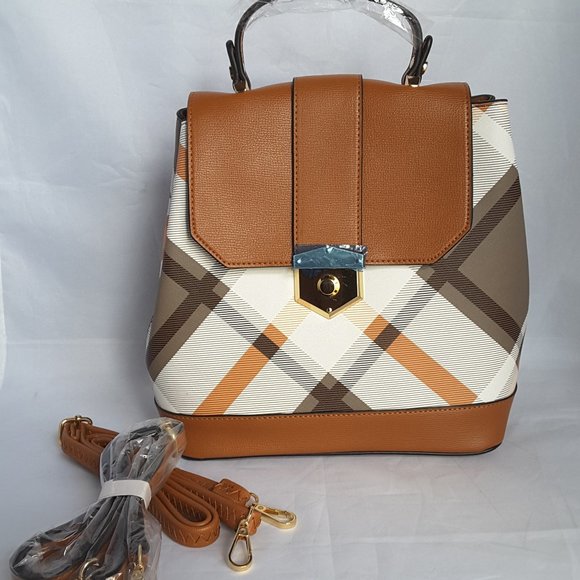 Handbags - FAUX LEATHER 2 IN 1 BACKPACK & SMALLER PURSE